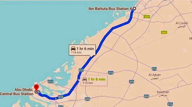E101 Bus Timings