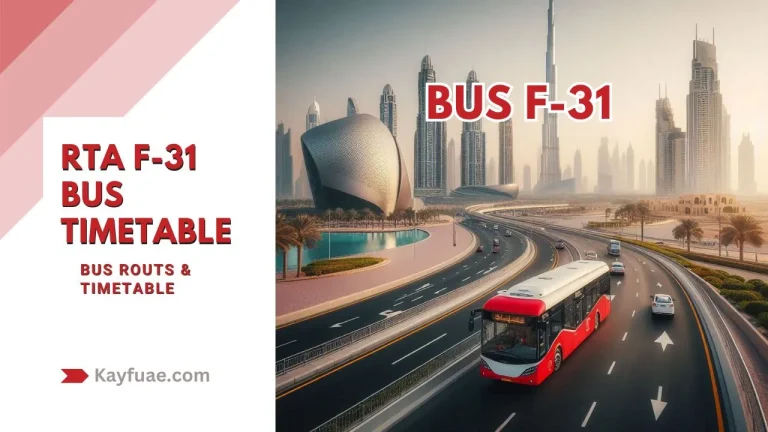 F31 Bus Timetable