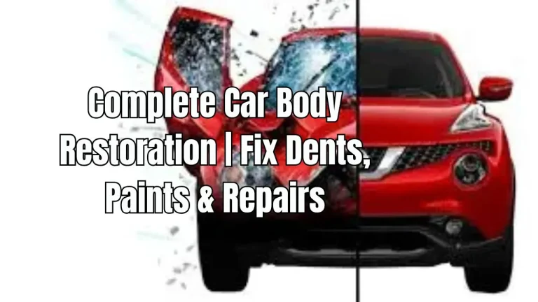 Car Bodyshop Repair Service