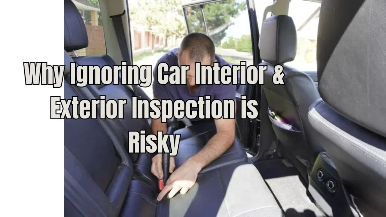 Car Interior and Exterior Inspection