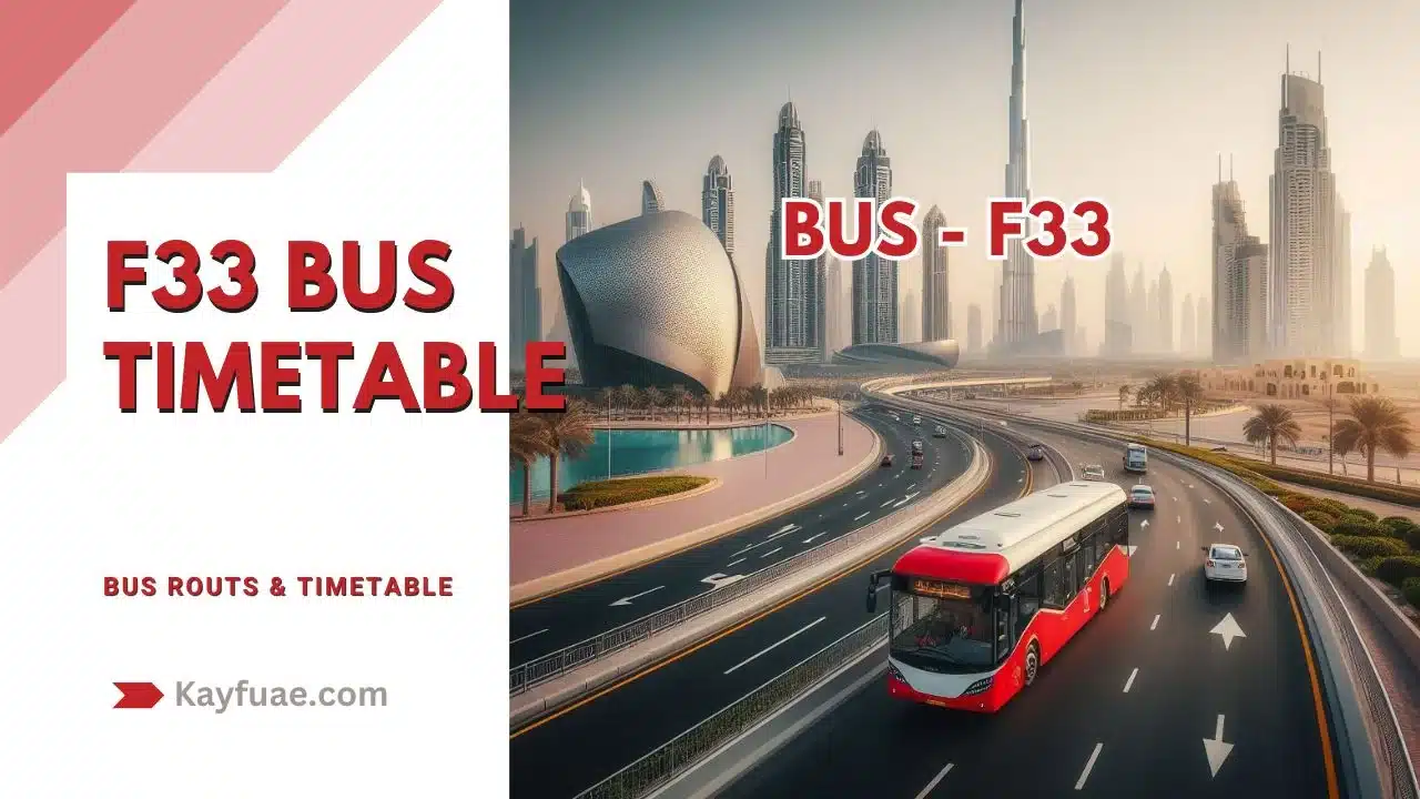 F33 Bus Timetable
