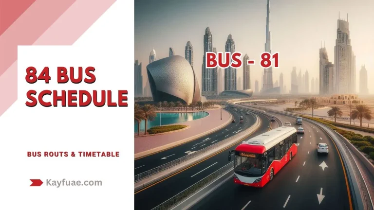 84 Bus Schedule