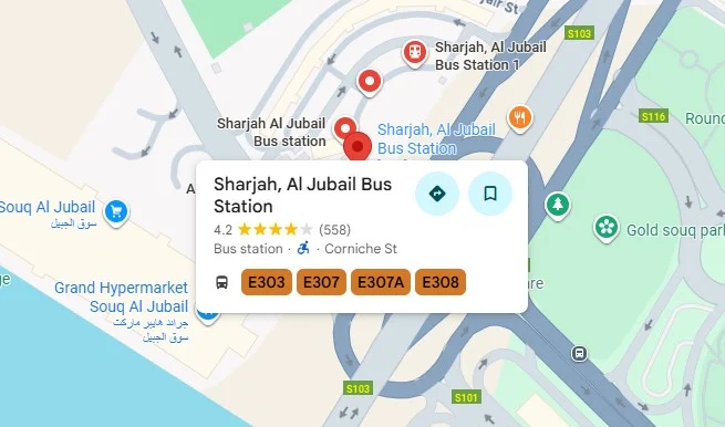 Al Jubail Bus Station Location