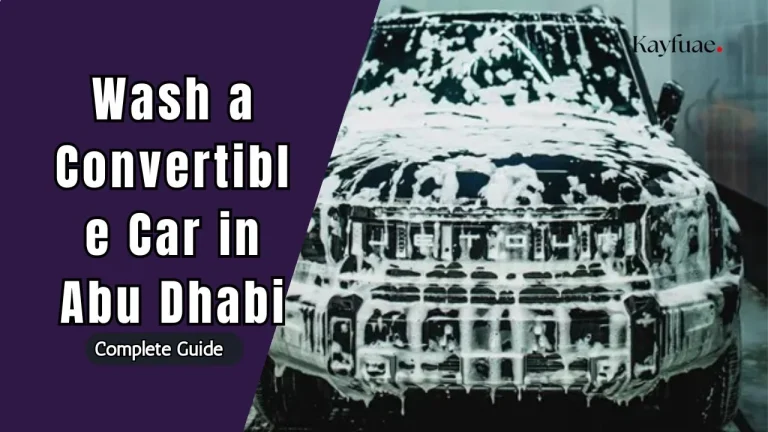 Wash a Convertible Car in Abu Dhabi