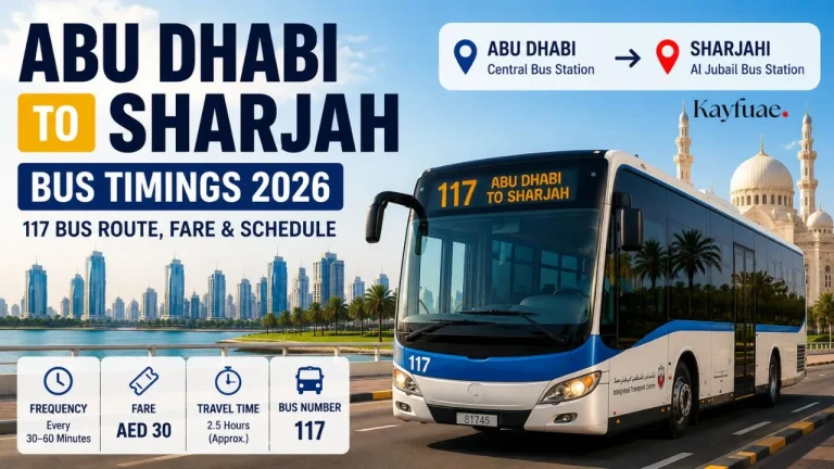 Abu Dhabi To Sharjah Bus Timings