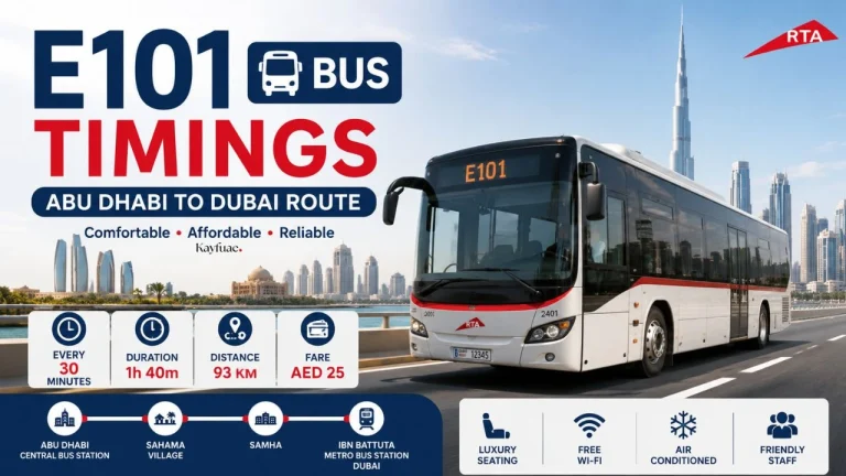 E101 Bus Timings