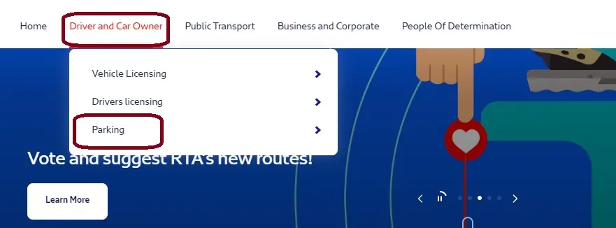 Apply RTA Seasonal Parking Card Dubai