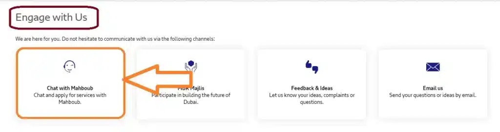 Get Seasonal Parking Card Dubai through Mahboub Chatbot