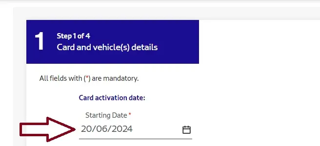 RTA Seasonal Parking Card apply