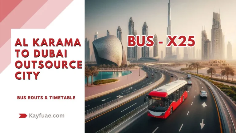 X25 Bus Timetable