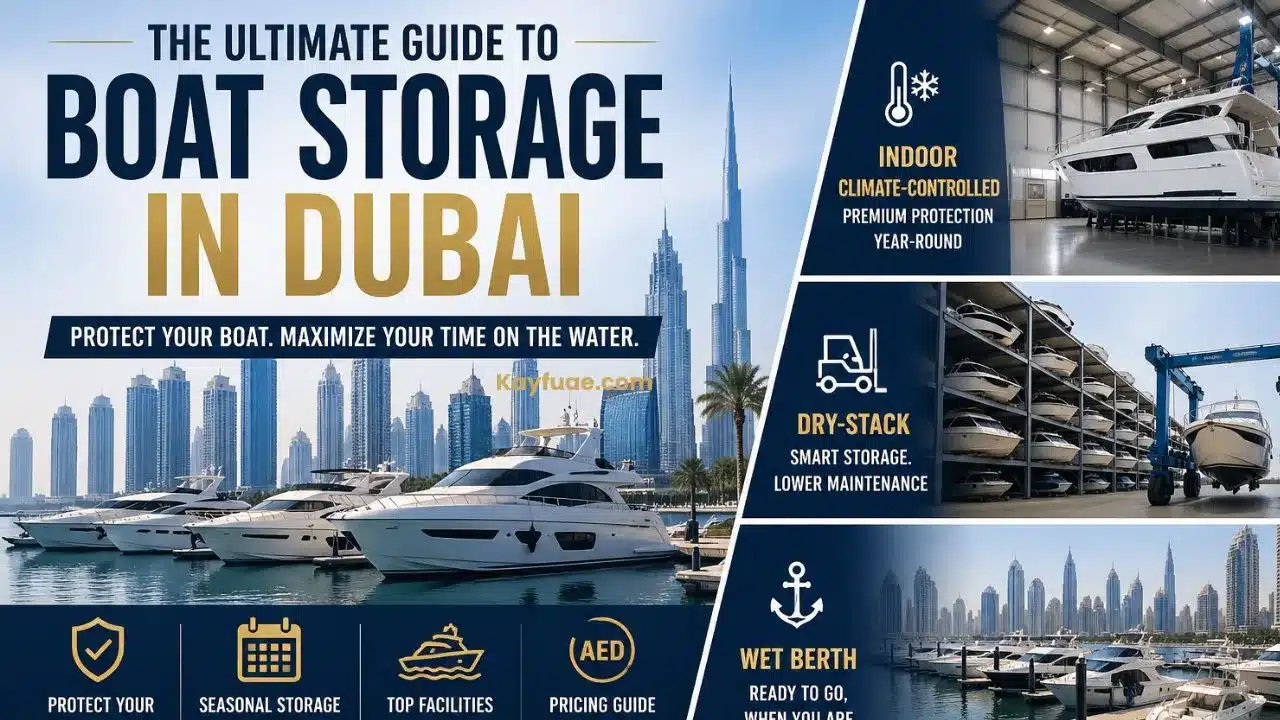 Boat storage in Dubai