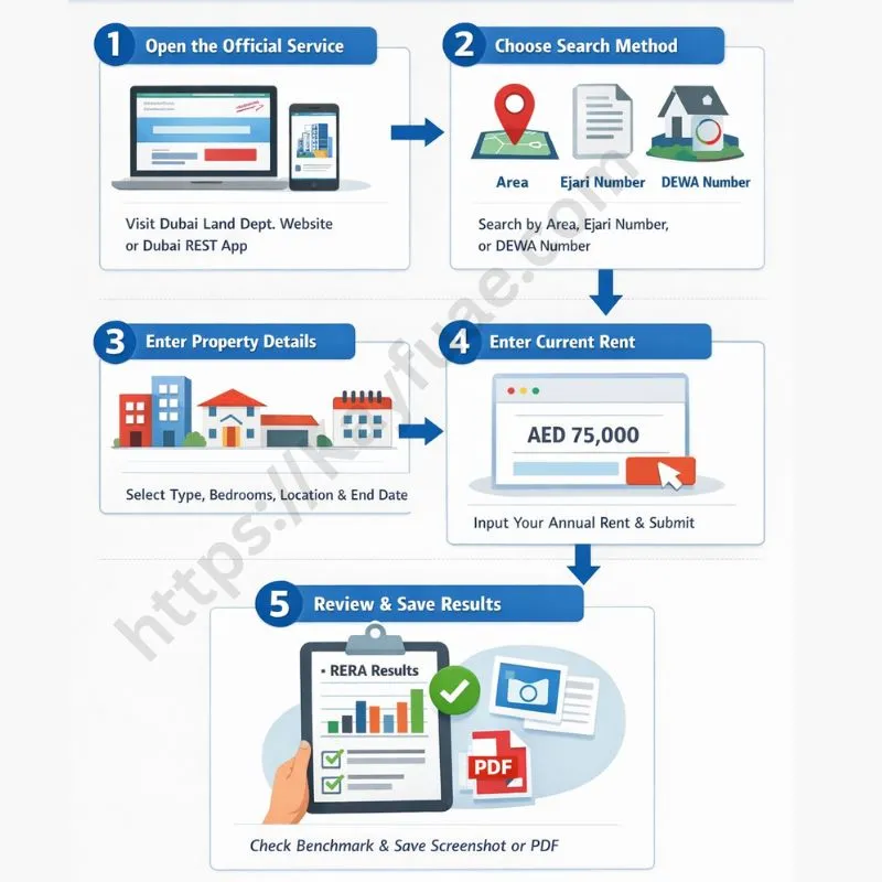 RERA Index Calculator step by step process
