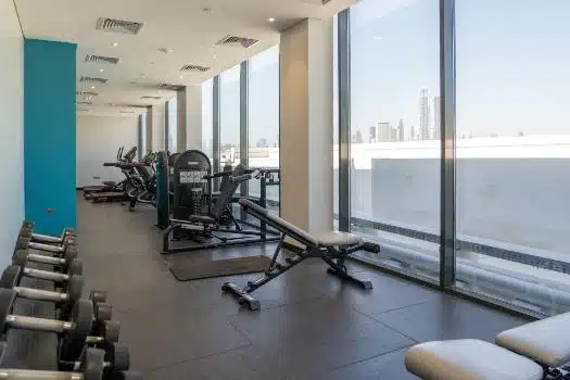 A modern Dubai gym