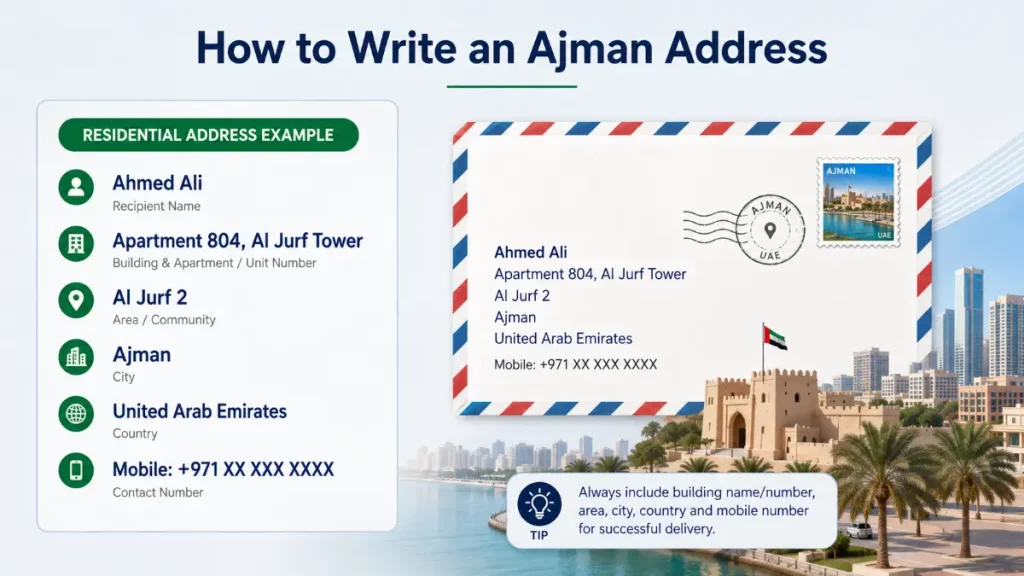 How to Write an Ajman Address