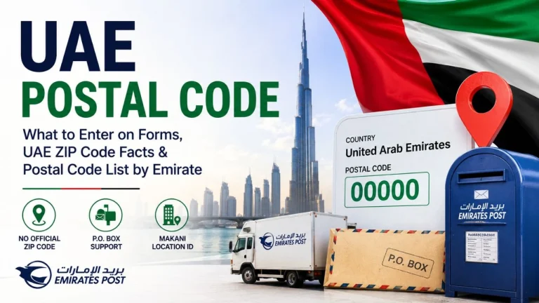UAE Postal Codes