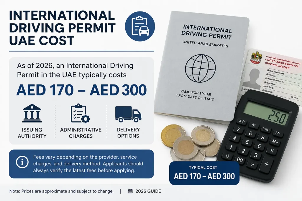 international license dubai cost