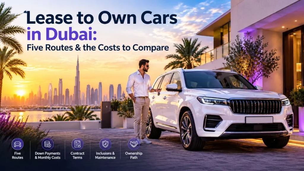 Lease to own cars in Dubai